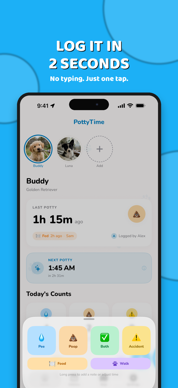PottyTime App Store screenshot 3