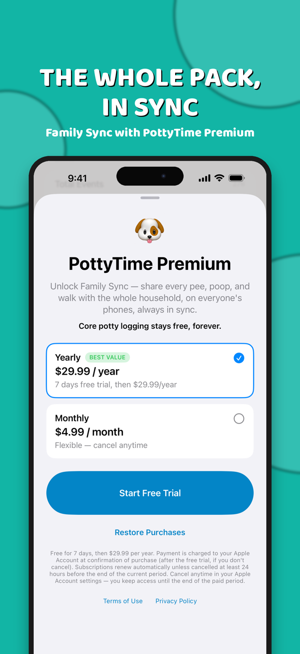 PottyTime App Store screenshot 7